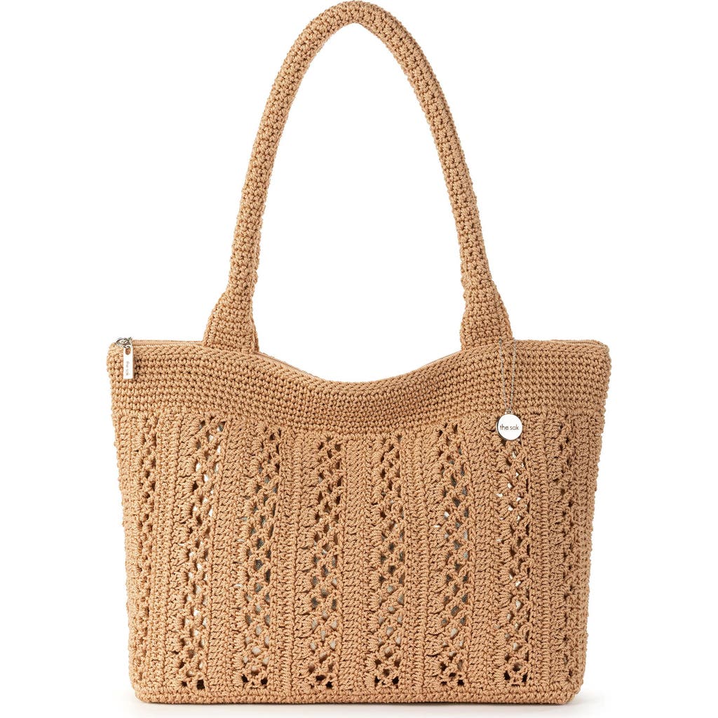 The Sak Crafted Classics Carryall Bag In Bamboo With Gold