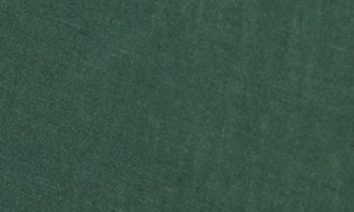Shop Mango Double Breasted Linen Blazer In Medium Green