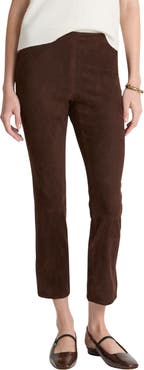 Vince Suede Split Hem Crop Pants