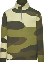 Eastside Golf Signature Camo Print Quarter Zip Pullover