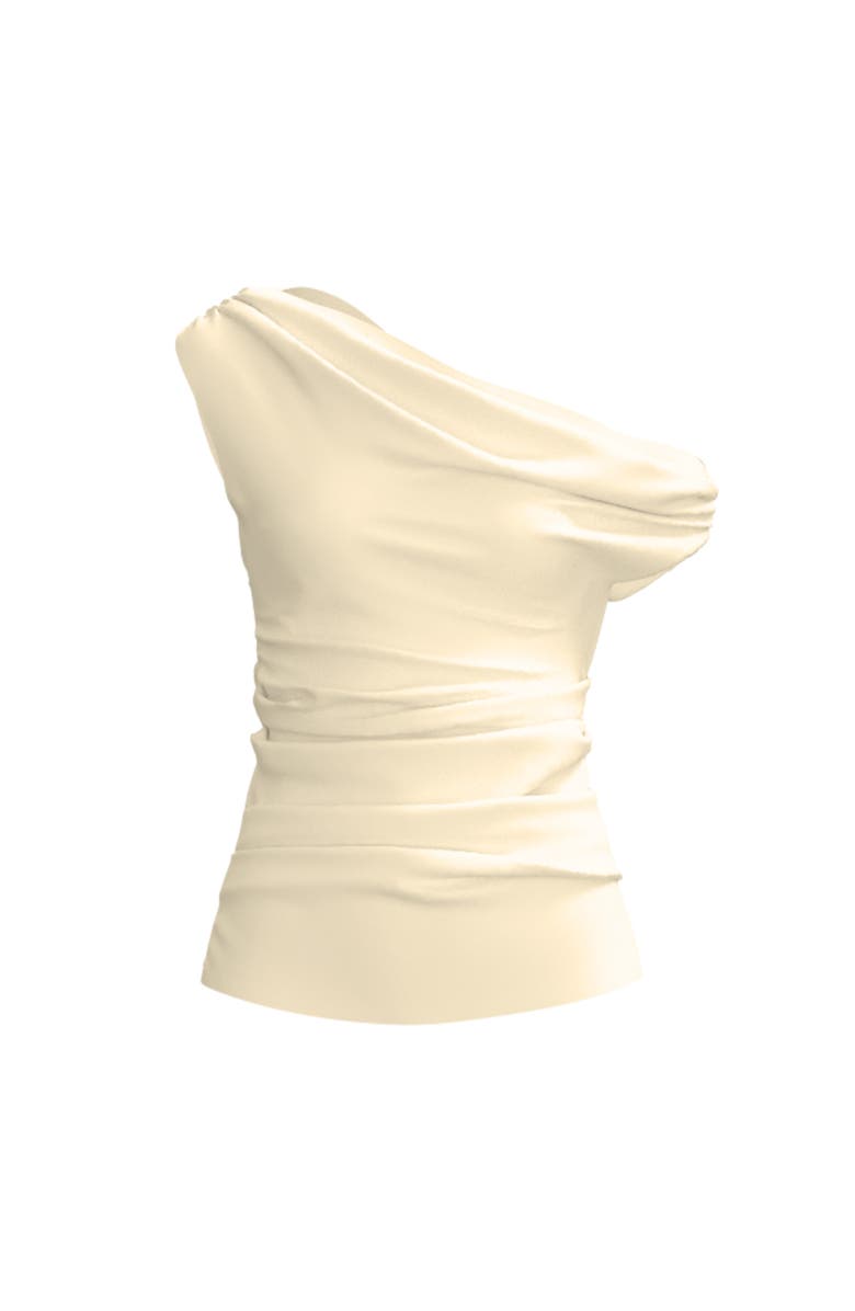 DIARRABLU Alba Off-Shoulder Top Winter Blanc Fsc<sup>®</sup> Certified Viscose, Alternate, color, Winter Blanc