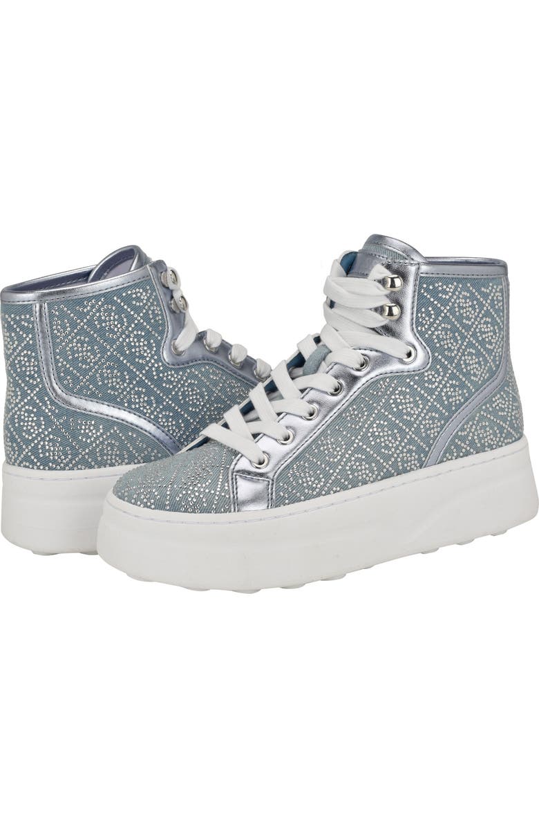 GUESS Queenly High Top Platform Sneaker, Alternate, color,