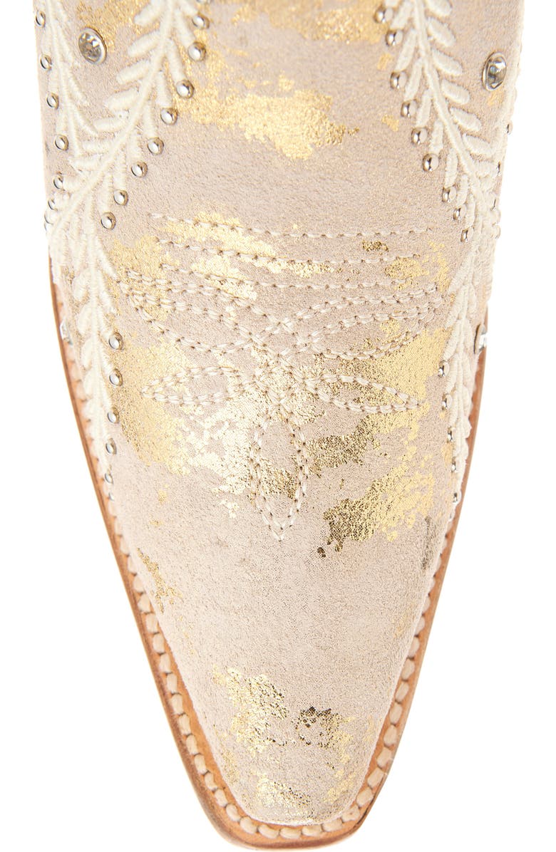 CORRAL Metallic Embroidered Western Boot, Alternate, color,