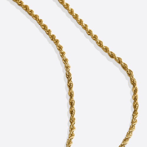Hollywood Sensation Timeless Gold Rope Necklace In Gold