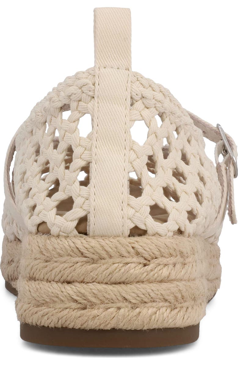 MIA Ela Espadrille Platform Mary Jane, Alternate, color, Bone Grosg