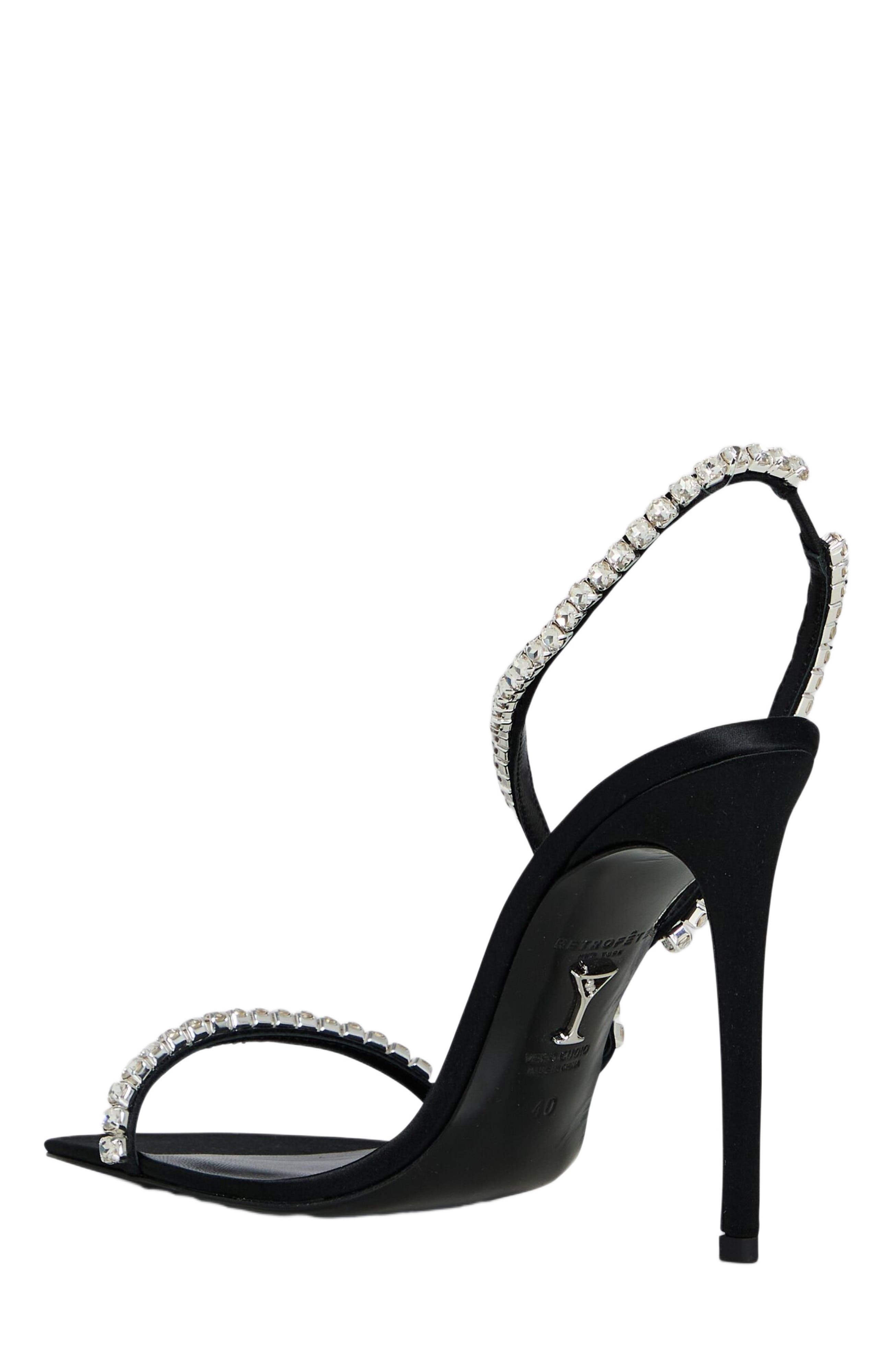 Retrofête Erminia Embellished Sandal, Alternate, color, 