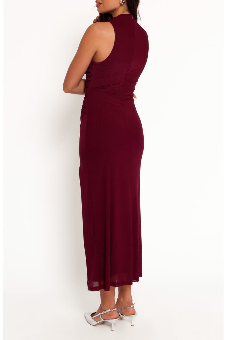 Hayven Cowl Neck Sleeveless Maxi Dress, Alternate, color, PLUM