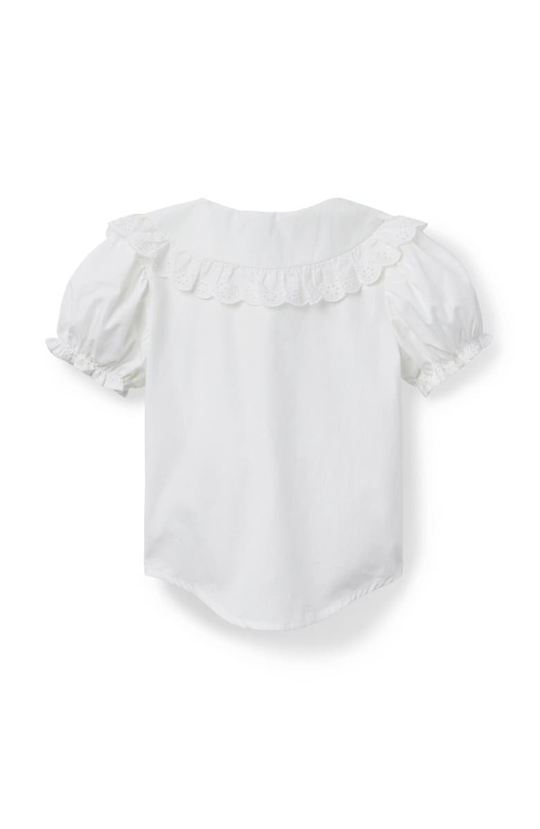 Janie and Jack Lace Trim Collar Top, Alternate, color, 