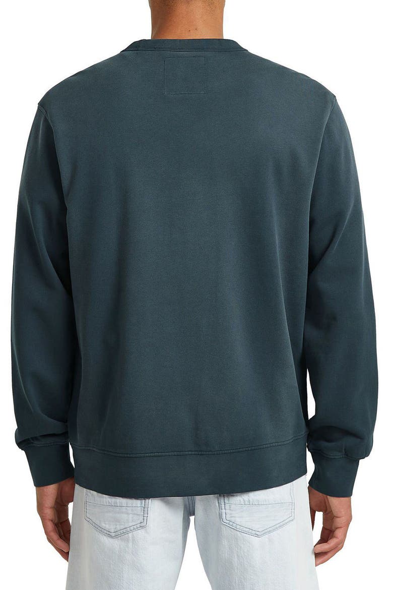 Sunfaded Organic Cotton Crewneck Sweatshirt, Alternate, color, SALUTE GD