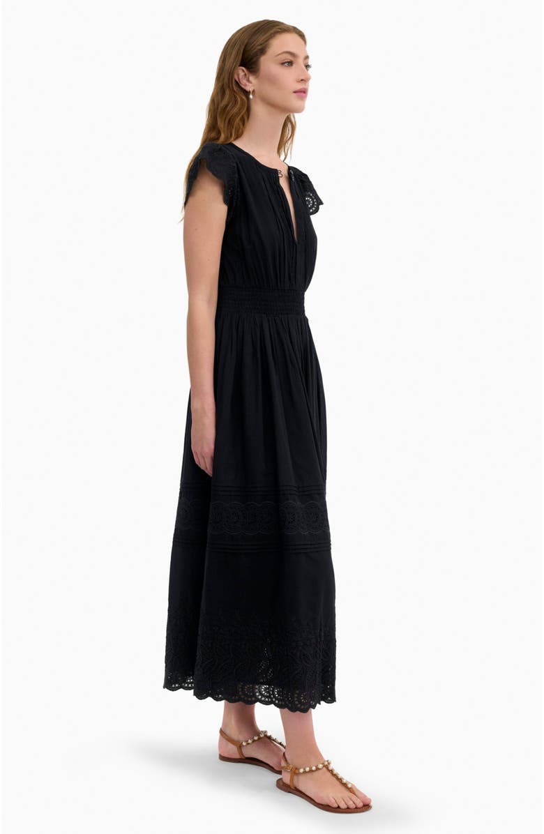 Rebecca Taylor Sabine Dress, Alternate, color, Jet Black