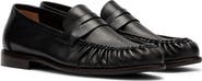 MARC NOLAN Kennedy Pleated Leather Penny Loafer
