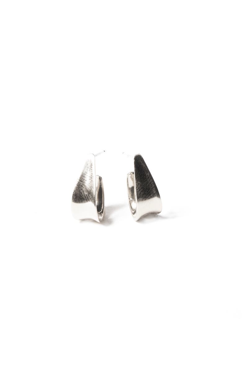 Odette New York Ancre Earrings, Main, color, Sterling Silver