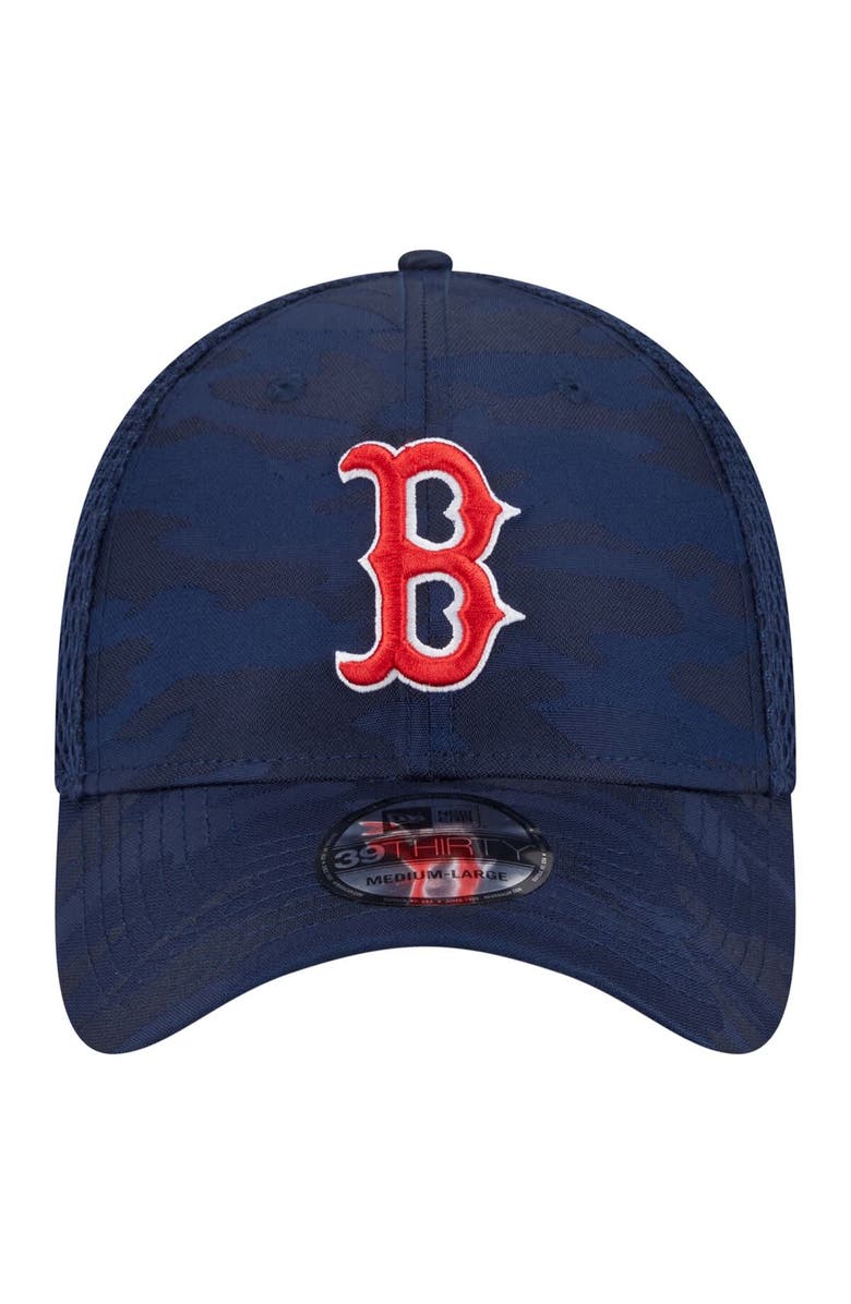 New Era Men's New Era Navy Boston Red Sox Subtle Camo 39THIRTY Flex Hat, Alternate, color, Navy