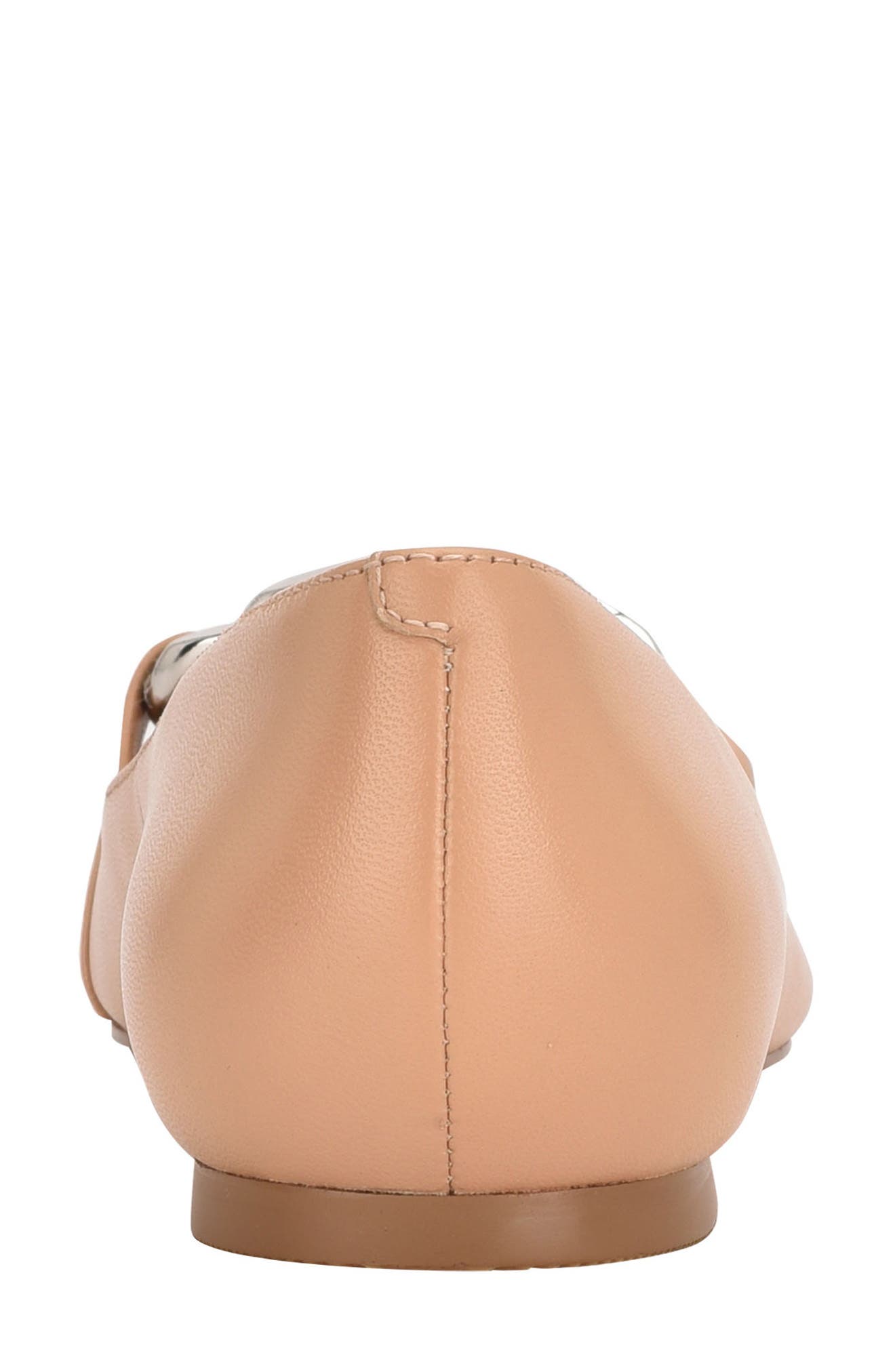 Seluna Flat, Alternate, color, NUDE LEATHER