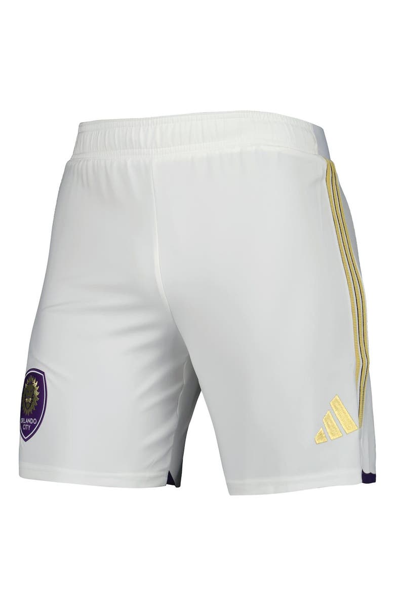 adidas Men's adidas White Orlando City SC 2023 Away AEROREADY Authentic Shorts, Alternate, color, White