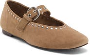 Reformation Bethany Leather Mary Jane Flat