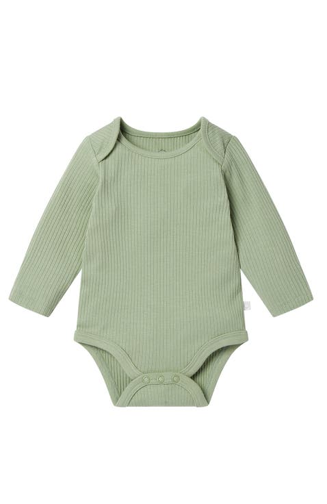 Ribbed Long Sleeve Bodysuit