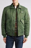 Schott NYC Water Resistant Satin Flight Jacket