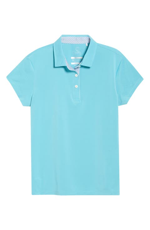 Kaia Pique Half Placket Polo
