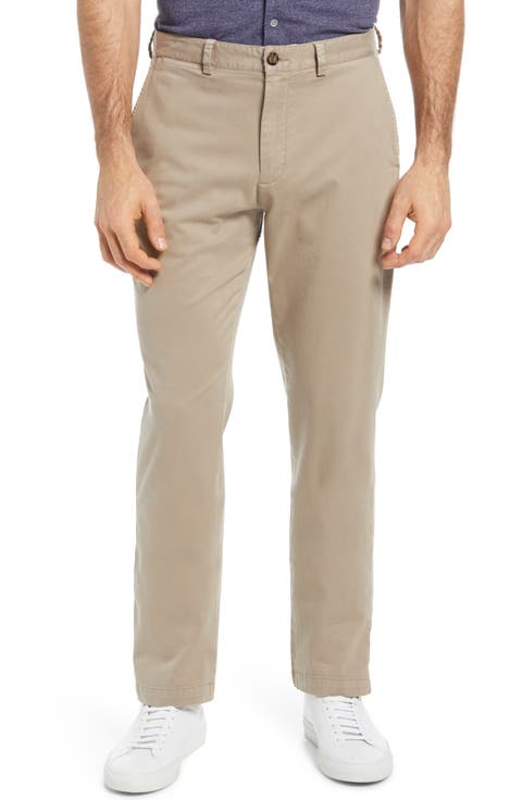 Flat Front Chinos