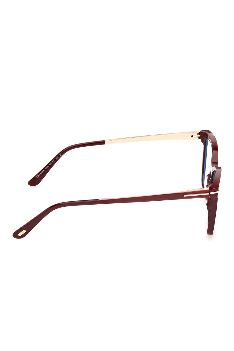 53mm Rectangular Optical Frames, Alternate, color, SHINY TEAL PALL T BLUE BLOCK