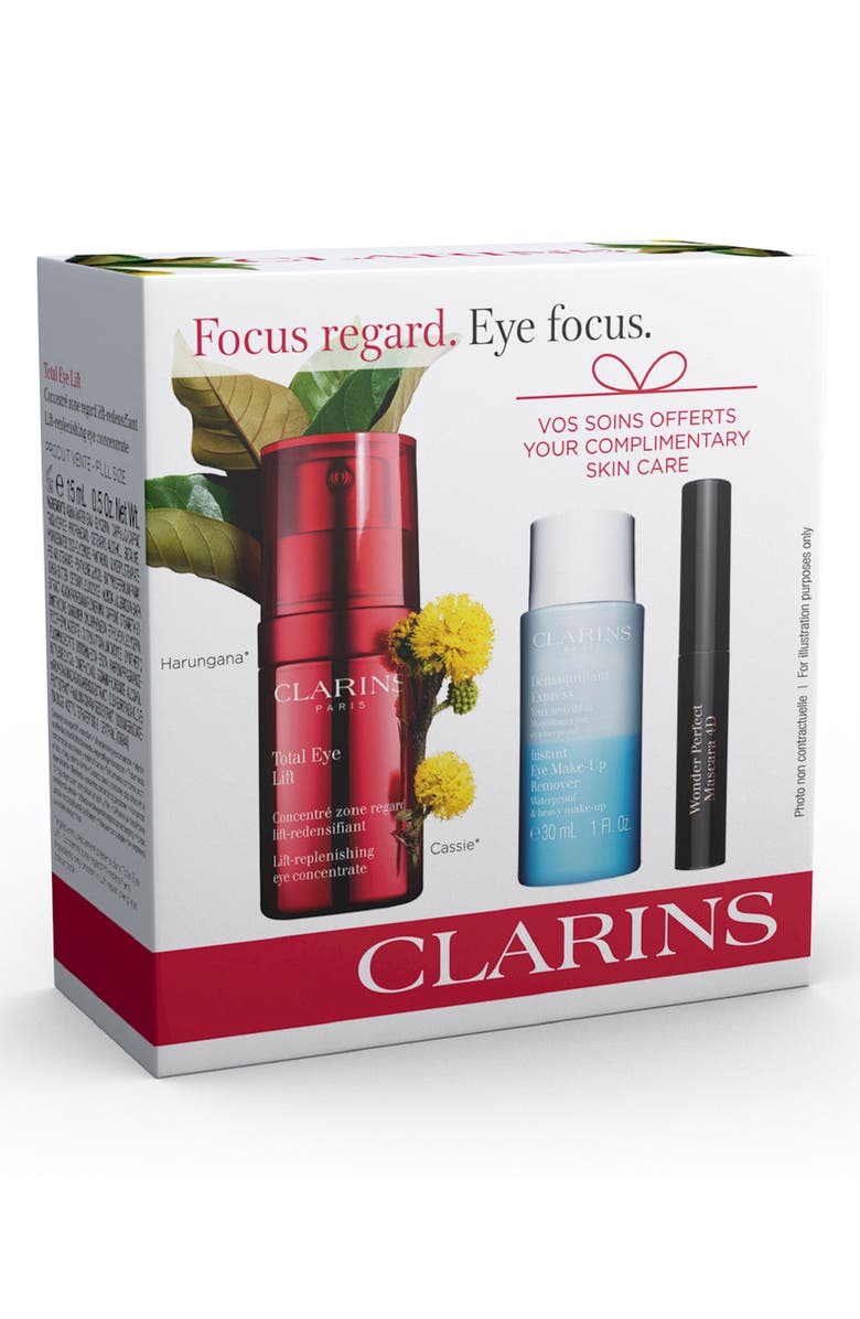 Clarins Total Eye Essentials Set USD $107 Value, Alternate, color, 