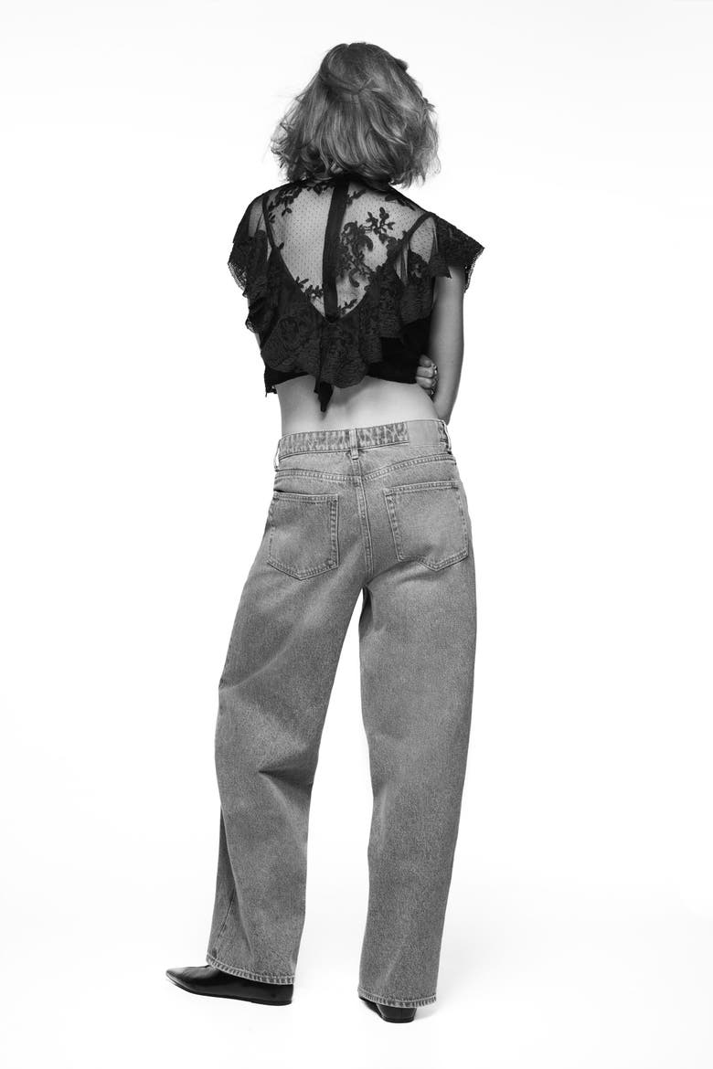 Baggy Regular Waist Jeans, Alternate, color, Denim blue