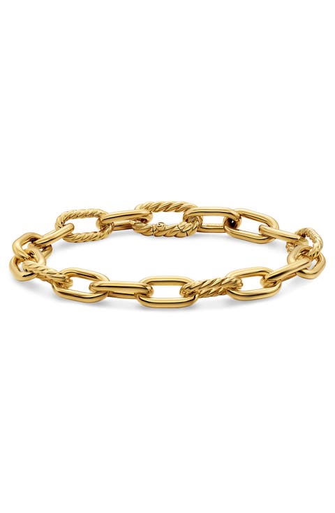 DY Madison Chain Bracelet in 18K Yellow Gold, 8.5mm