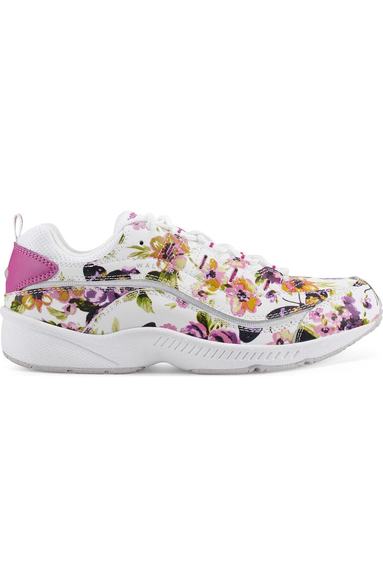 Easy Spirit Romy Sneaker, Alternate, color, Bright White Multi