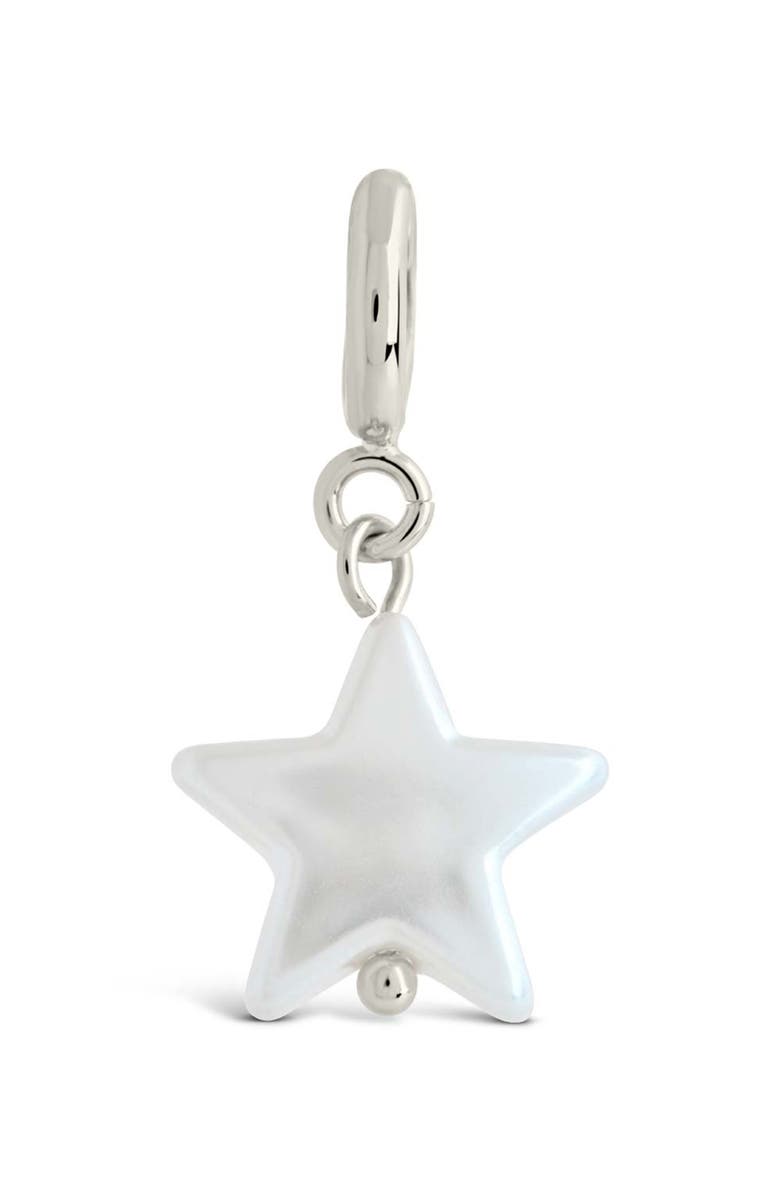 Sterling Forever Freshwater Pearl Star Enhancer, Main, color,