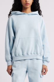 BP. Fleece Detail Oversize Raglan Hoodie