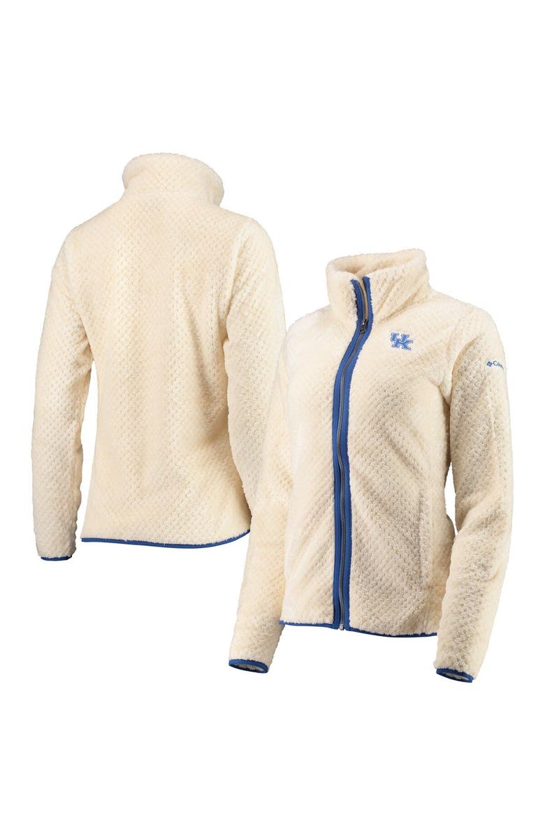 Columbia Women's Columbia Cream Kentucky Wildcats Fireside II Sherpa Full-Zip Jacket, Main, color, 