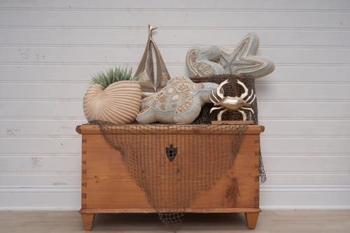 C & F Home C&f Home Beaded Sea Star Coastal Embellished Accent Shaped Pillow In Gray