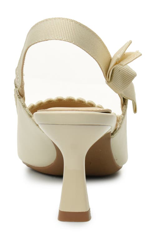 NICOLE MILLER NICOLE MILLER SCALLOPED SLINGBACK PUMP