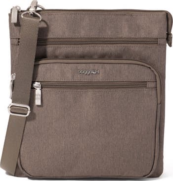 Baggallini Out And About Crossbody - Dark Umber Heritage Baggallini Out And About Crossbody - Dark Umber Heritage