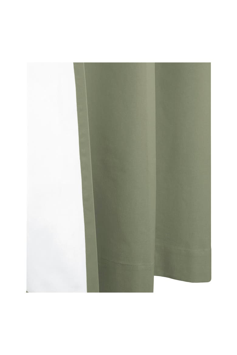 Set of 2 Cotton Curtain Panels, Alternate, color, SAGE