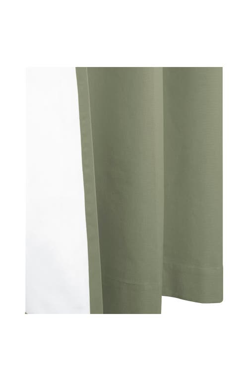 Outdoor Decor By Commonwealth Set Of 2 Cotton Curtain Panels In Green