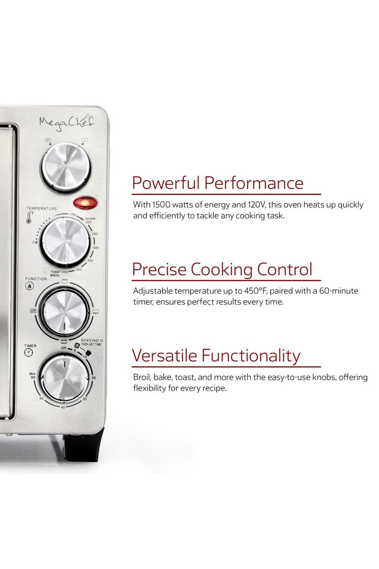 31.7 Quart French Door Electric Toaster Oven, Alternate, color, Grey