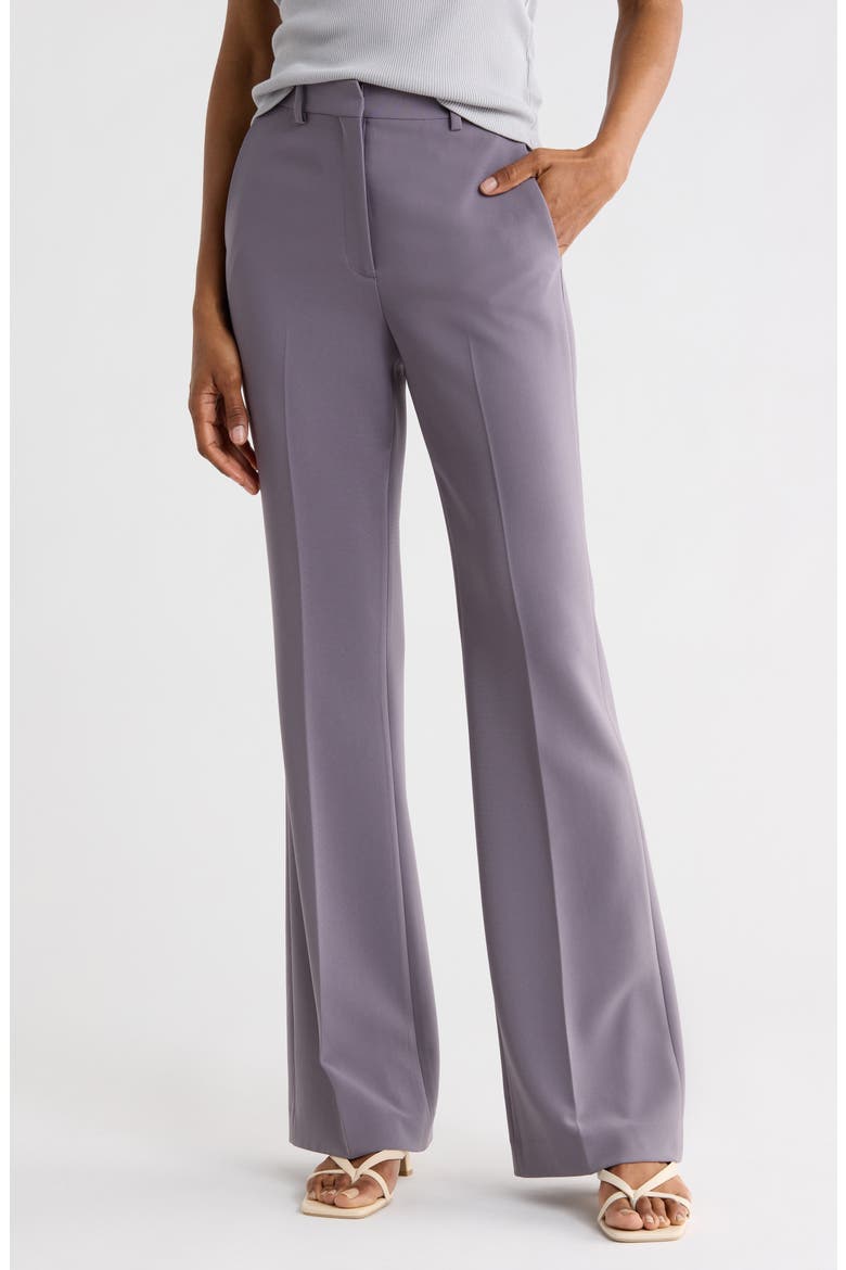 Demitira High Waist Flare Leg Pants, Main, color, LAVENDER