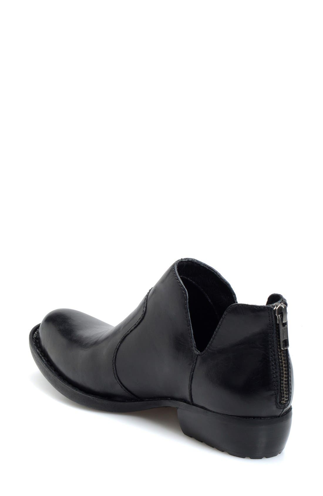 Børn 'Kerri' Bootie, Alternate, color, Black Leather