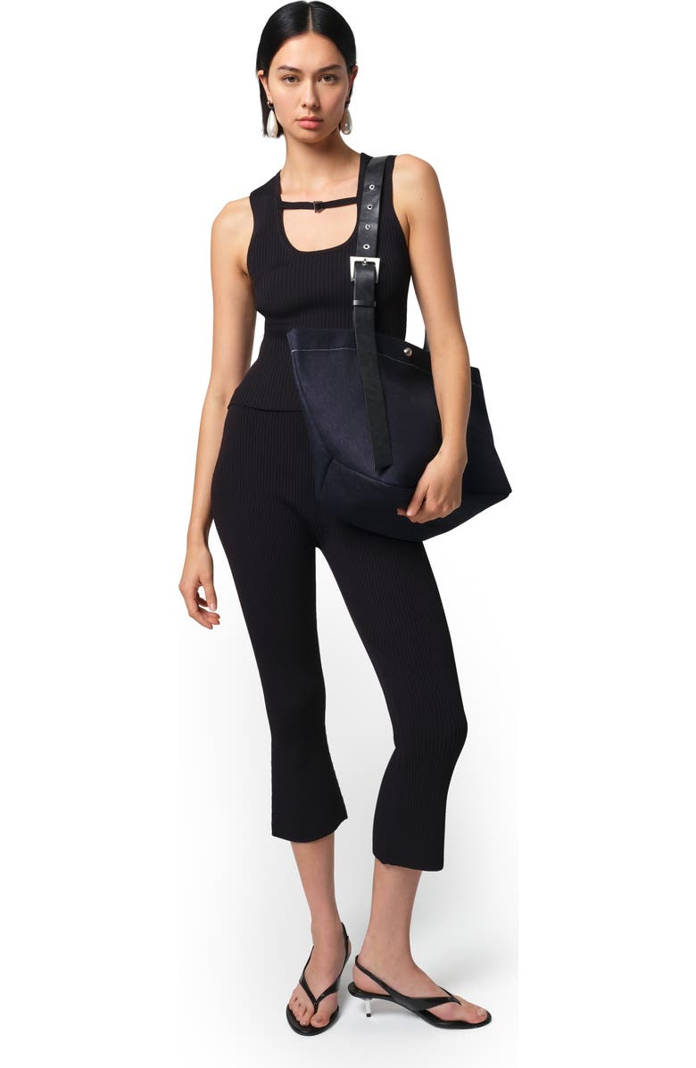 Apparis Esti Raw Denim Tote, Alternate, color,