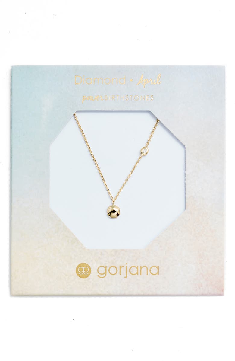 gorjana Power Birthstone Necklace, Alternate, color,
