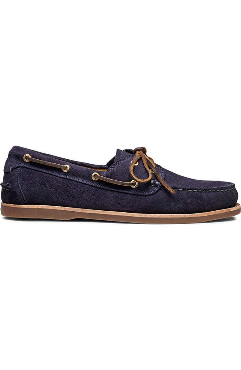 G.H.BASS Hampton Boat Shoe, Alternate, color, Navy