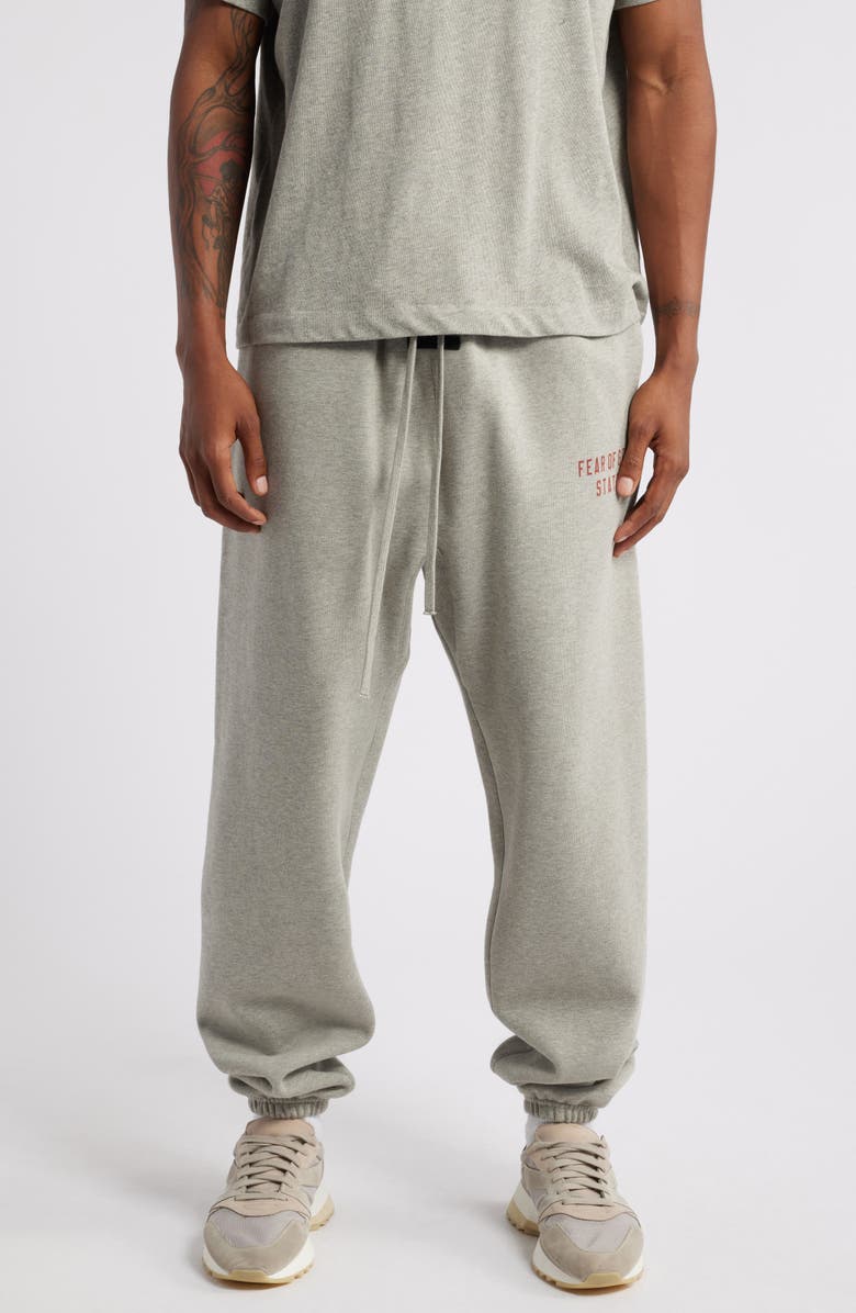 Fear of God Essentials Essential Cotton Blend Fleece Sweatpants, Main, color,