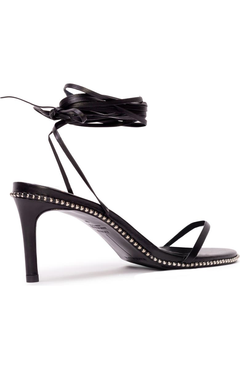 BLACK SUEDE STUDIO Lele Ankle Wrap Sandal, Alternate, color,