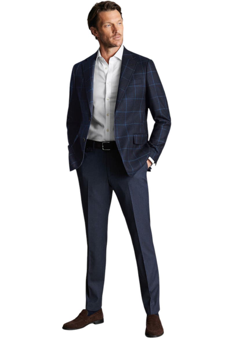 Wool Texture Twill Jacket, Alternate, color, Navy