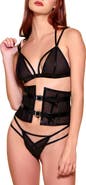 Hauty Vinyl & Mesh Waist Cincher