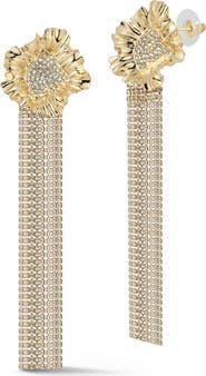 SPHERA MILANO Flower Drop Earrings