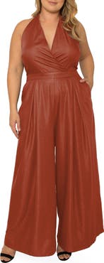 Standards & Practices London Sleeveless Wide Leg Jumpsuit