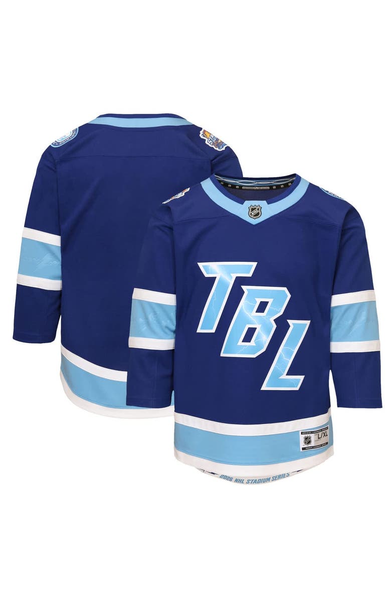 Outerstuff Youth Outerstuff  Blue Tampa Bay Lightning 2026 Stadium Series Premier Jersey, Main, color, Blue